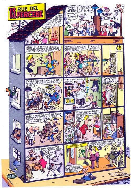 Viñeta de 13, Rue del Percebe.