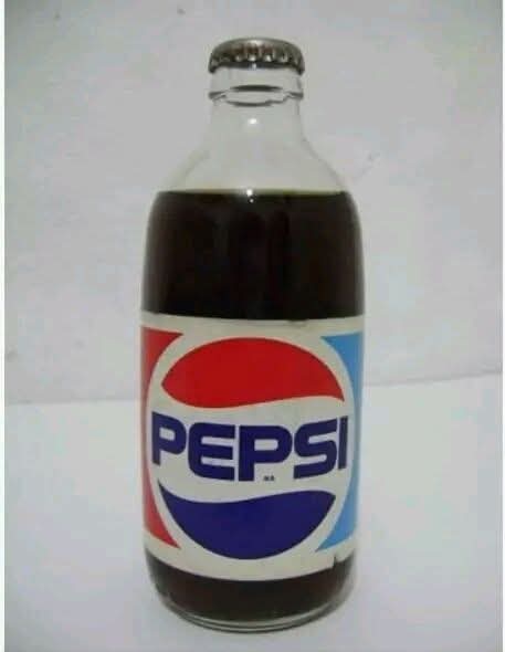 Botella antigua de cristal de Pepsi.
