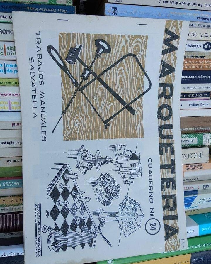 Cuaderno de trabajos manuales de marquetería Salvatella