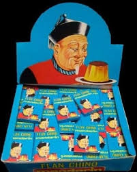 Caja expositora de Flan chino.