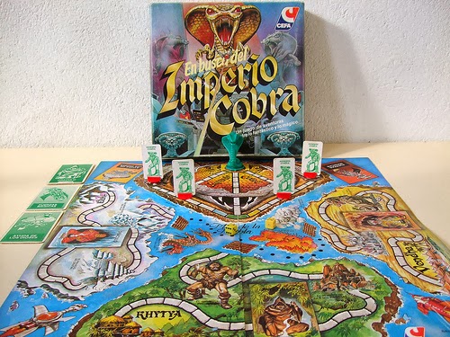 Juego de mesa En busca del Imperio Cobra.
