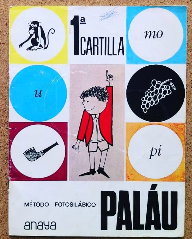 Portada de la primera cartilla del método fotosilábico Paláu