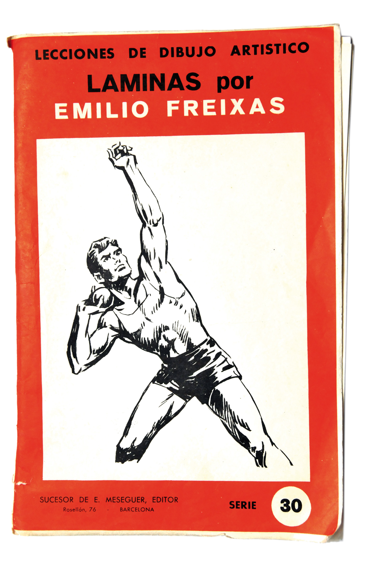 Cuaderno de láminas de dibujo artístico de Emilio Freixas