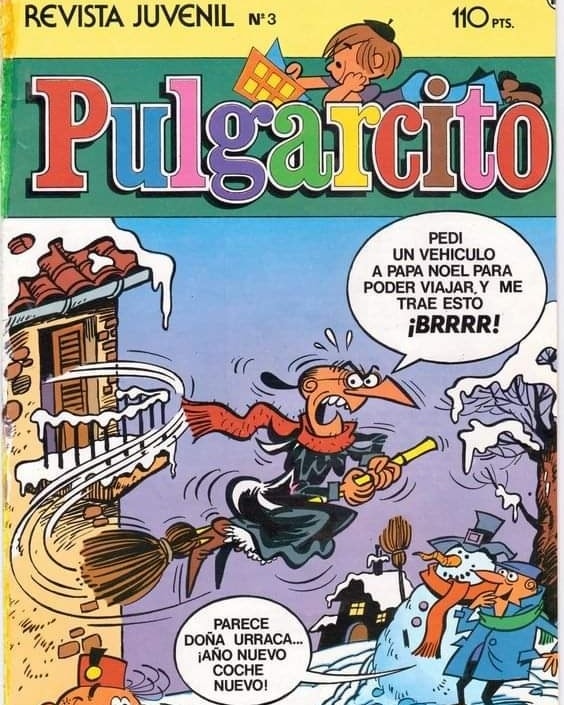 Portada de la revista Pulgarcito.