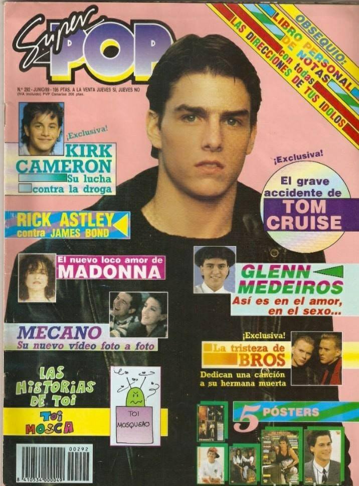 Portada de la Super Pop con Tom Cruise.